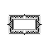 Art Deco Frame, Geometric Elegance, Minimalist - Art deco vector