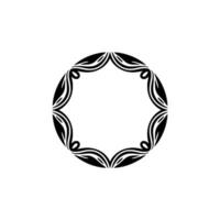 Elegant Circular Ornament, Vintage, Minimalist Frame - Circle vector