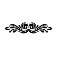 Elegant Swirl Border, Vintage Element, Decorative - Floral vector