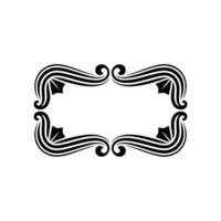 Elegant Ornate Frame, Vintage, Decorative Border - Swirl vector