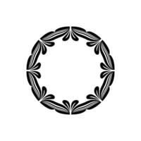 Elegant Circular Ornament, Minimalist - Circle vector