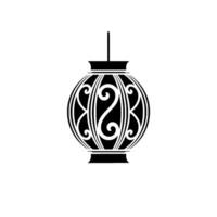 Intricate Lantern Emblem, Minimalist vector