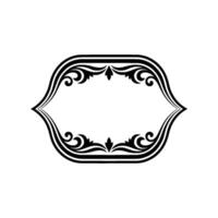 Elegant Ornate Frame, Vintage Element, Floral - Ornament vector