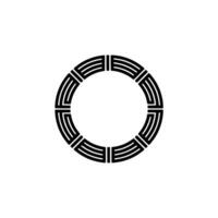 Geometric Circle Motif, Minimalist, Circular Pattern - Abstract - Minimalism vector