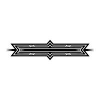 Art Deco Geometric Border, Vintage Elegance vector