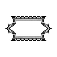 Art Deco Frame, Geometric Ornamentation, Vintage, Retro - Art deco vector