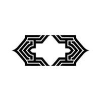 Geometric Arrowhead Emblem, Minimalist - Geometry vector