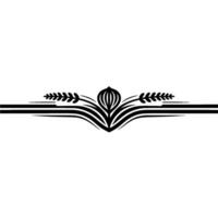 Elegant Ornamental Divider, Vintage Style vector