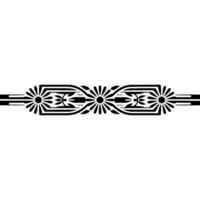 Art Deco Geometric Border, Elegant Element, Decorative vector
