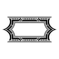 Art Deco Frame, Geometric Ornamentation, Vintage - Retro - Art deco vector
