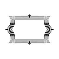 Art Deco Frame, Elegant Ornament, Minimalist - Art deco vector