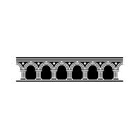 Elegant Classical Arch Border, Vintage Element vector