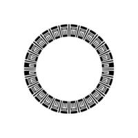 Geometric Circle Pattern, Minimalist, Circular Motif, Abstract - Minimalism vector