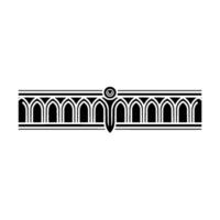 Art Deco Ornament Border, Geometric, Vintage Style, Pattern - Art deco vector