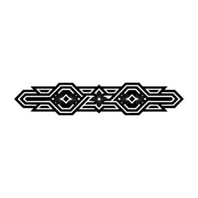 Geometric Deco Border, Elegant Pattern, Vintage, Art deco - Art deco