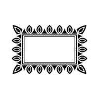 Geometric Frame, Minimalist, Decorative Border vector