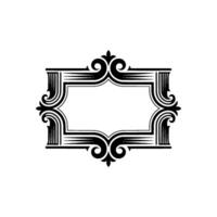 Elegant Vintage Frame, Decorative Border, Classic - Swirls - Ornamental vector