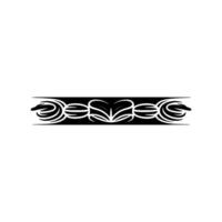 Intricate Tribal Border, Elegant, Minimalist Ornamentation vector