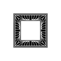 Geometric Frame, Art Deco Style, Subtle Gradient vector