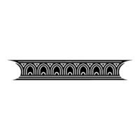 Art Deco Arch Motif, Elegant Border - Ornament - Art deco vector