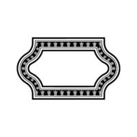 Art Deco Ornament Border, Elegant Element, Frame - Art deco vector