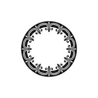 Intricate Circular Ornament, Vintage, Elegant Border - Decorative vector