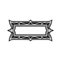 Art Deco Frame, Elegant Border, Vintage, Minimalist Ornamentation, Retro - Art deco vector