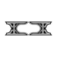 Art Deco Ornament, Geometric Border, Vintage, Retro - Art deco vector