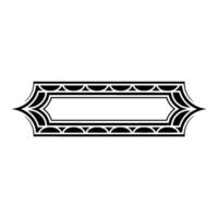 Geometric Deco Border, Elegant Element, Ornament - Vintage vector