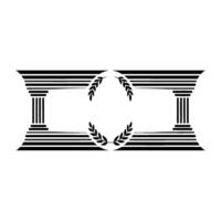 Geometric Classical Emblem, Minimalist, Minimalism vector