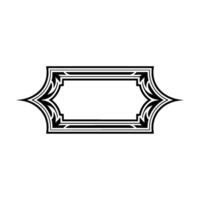 Art Deco Frame, Elegant Ornament, Geometric - Art deco vector