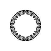 Geometric Radial Pattern, Minimalist, Circular Motif, Symmetry vector