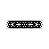 Minimalist Circular Border, Geometric, Subtle Texture vector