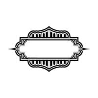 Art Deco Ornament Border, Elegant Element - Frame - Art deco vector