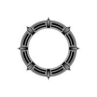 Geometric Circle Frame, Art Deco Style, Minimalist, Artdeco - Minimalism vector