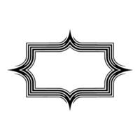 Geometric Frame, Minimalist, Elegant Outline - Abstract - Modern vector