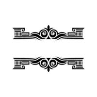 Elegant Decorative Dividers, Classical Elements vector