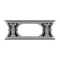 Elegant Classical Border, Vintage Element vector