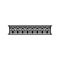 Art Deco Archway Border, Geometric, Pattern - Art deco vector