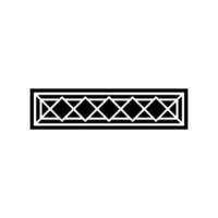 Geometric Deco Border, Minimalist, Abstract - Pattern vector