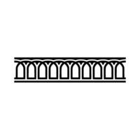 Geometric Arch Border, Minimalist, Elegant Outline vector
