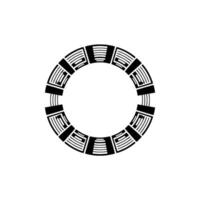 Geometric Circle, Minimalist, Circular Motif, Abstract Pattern - Minimalism vector