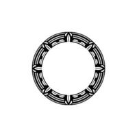 Geometric Circle Frame, Art Deco Style, Minimalist, Ornament - Art deco vector