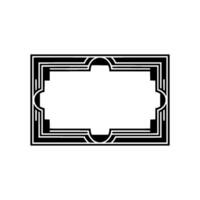 Art Deco Frame, Geometric Ornamentation, Minimalist - Art deco vector
