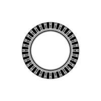 Geometric Circle Pattern, Minimalist, Circular Motif, Modern - Minimalism vector