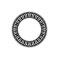 Geometric Circle Frame, Minimalist, Retro Aesthetic - Minimalism vector