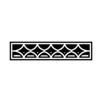 Geometric Deco Border, Minimalist, Subtle Texture vector