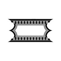 Art Deco Film Strip Border, Elegant Element vector
