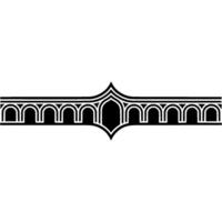 Art Deco Archway Border, Elegant Element, Ornament - Art deco vector