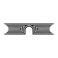 Geometric Archway, Streamlined, Minimalist - Arch vector
